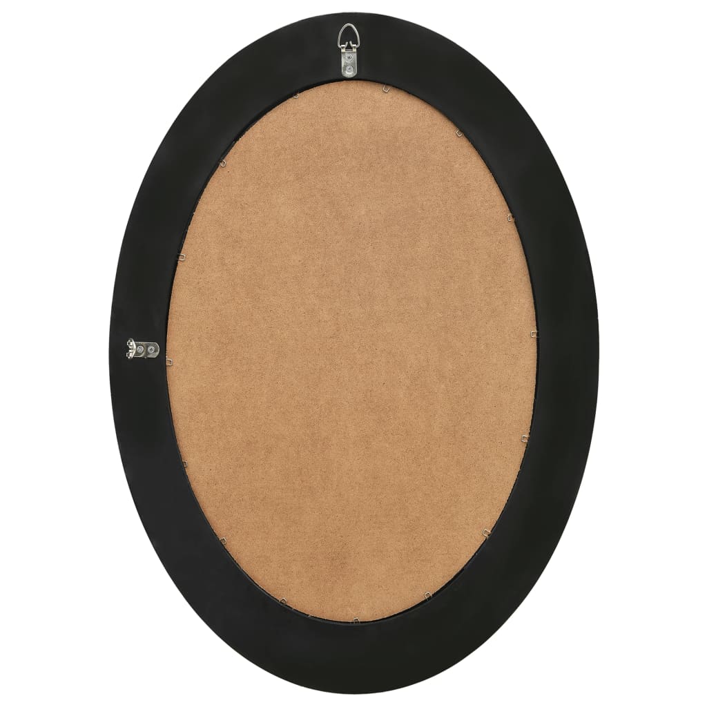 vidaXL Wall Mirror Baroque Style 50x70 cm Black