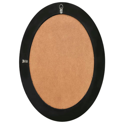 vidaXL Wall Mirror Baroque Style 50x70 cm Black