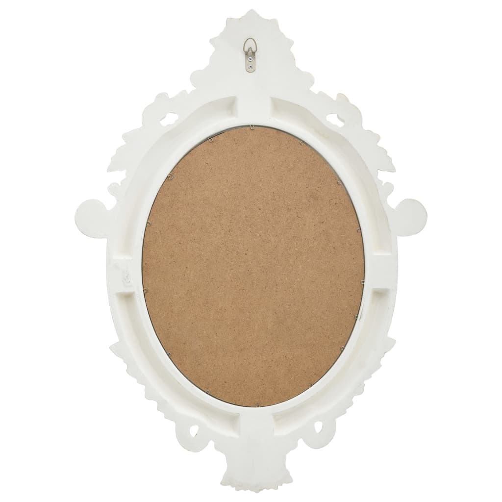 vidaXL Wall Mirror Castle Style 56x76 cm White