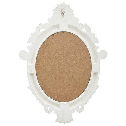 vidaXL Wall Mirror Castle Style 56x76 cm White