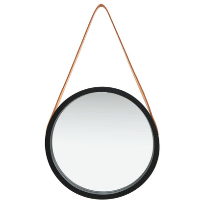 vidaXL Wall Mirror | Black and Brown