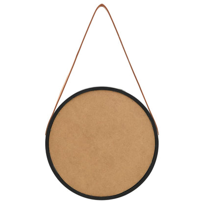 vidaXL Wall Mirror | Black and Brown