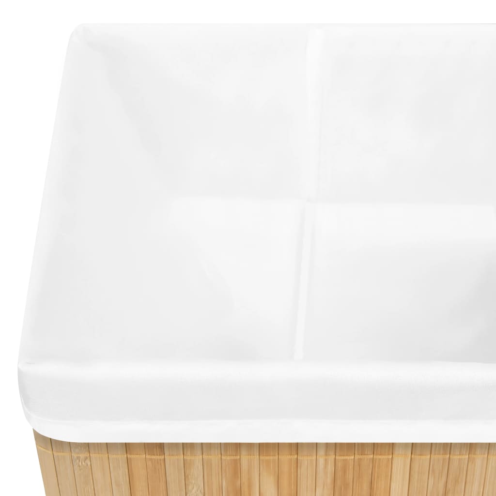 vidaXL Bamboo Storage Boxes 4 pcs