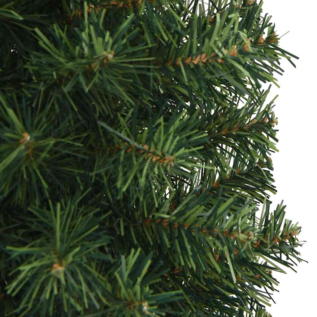 vidaXL Artificial Christmas Tree | Green | PVC | Slim | Collapsible