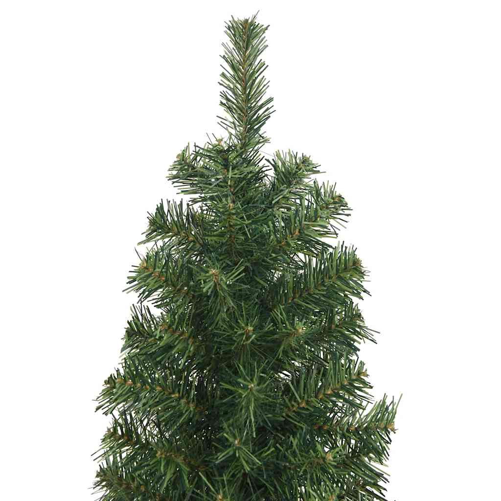 vidaXL Artificial Christmas Tree | Green | PVC | Slim