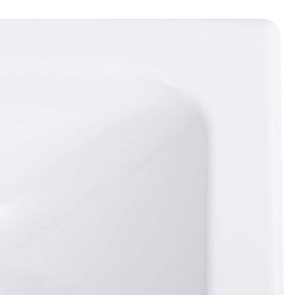 vidaXL Wash Basin 400x220x90 mm SMC White