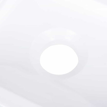 vidaXL Wash Basin 400x220x90 mm SMC White