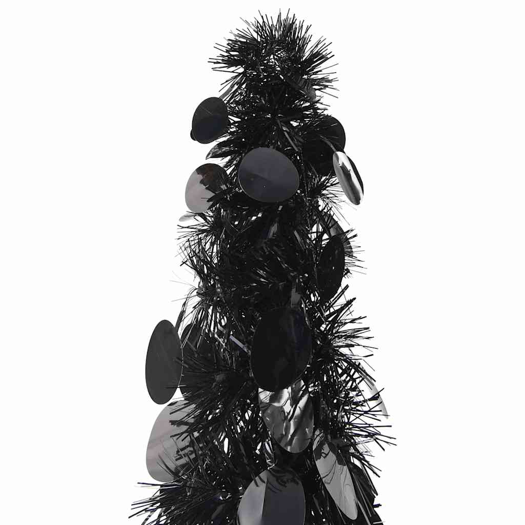vidaXL Artificial Christmas trees PET Black