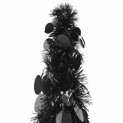 vidaXL Artificial Christmas trees PET Black
