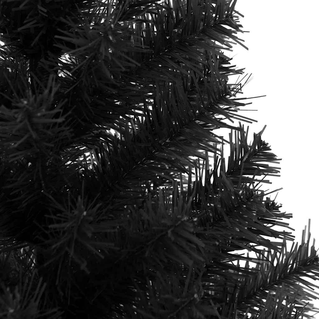 vidaXL Artificial Christmas Tree | Black | PVC | 150 cm