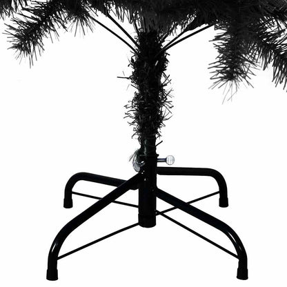 vidaXL Artificial Christmas Tree | Black | PVC | 150 cm