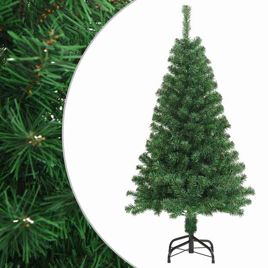 vidaXL Artificial Christmas Tree | Green | PVC, Steel | 150 cm tall | Foldable