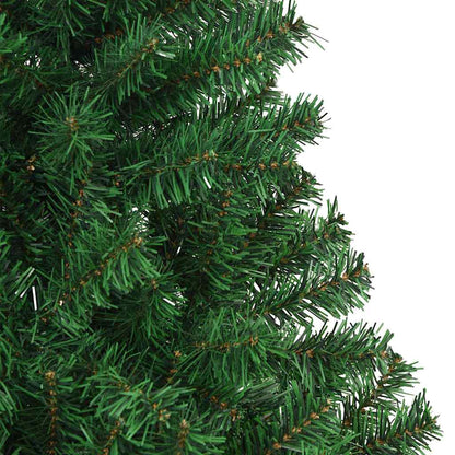 vidaXL Artificial Christmas Tree with Thick Branches Green 180 cm PVC
