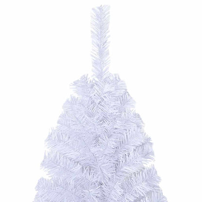vidaXL Artificial Christmas Tree | White | PVC, steel | 150cm