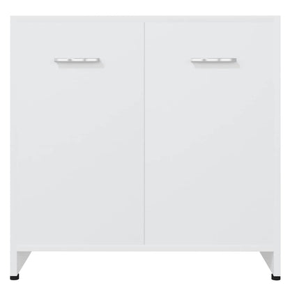 802570 vidaXL Bathroom Cabinet White 60x33x61 cm Engineered Wood