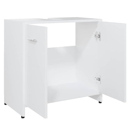802570 vidaXL Bathroom Cabinet White 60x33x61 cm Engineered Wood