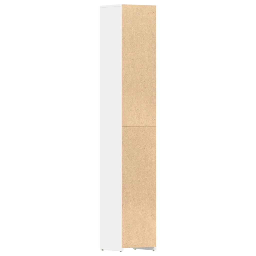 vidaXL Bathroom Cabinet | White | Engineered Wood | Tall | Bathroom Cabinet