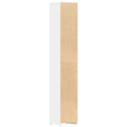 vidaXL Bathroom Cabinet | White | Engineered Wood | Tall | Bathroom Cabinet