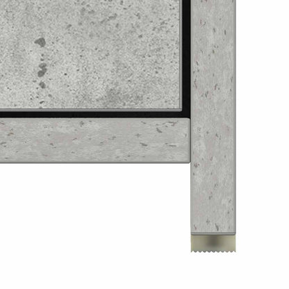 802601 vidaXL Bathroom Cabinet Concrete Grey 30x30x183,5 cm Engineered Wood
