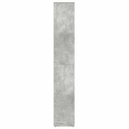 vidaXL Bathroom Cabinet | Concrete grey | Engineered wood | Tall