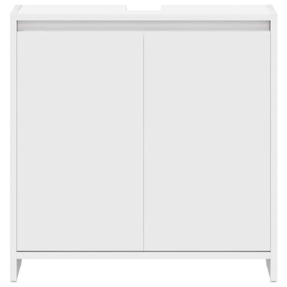 vidaXL Bathroom Cabinet White 60x33x61 cm Engineered Wood