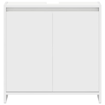 vidaXL Bathroom Cabinet White 60x33x61 cm Engineered Wood