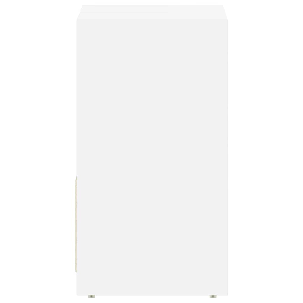 vidaXL Bathroom Cabinet White 60x33x61 cm Engineered Wood