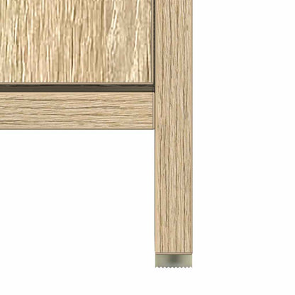 vidaXL Bathroom Cabinet Sonoma Oak 60x33x60 cm Engineered Wood