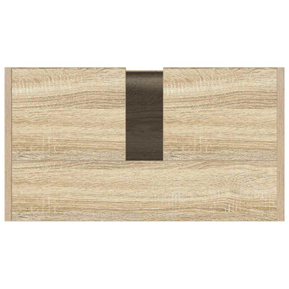 vidaXL Bathroom Cabinet Sonoma Oak 60x33x61 cm Engineered Wood