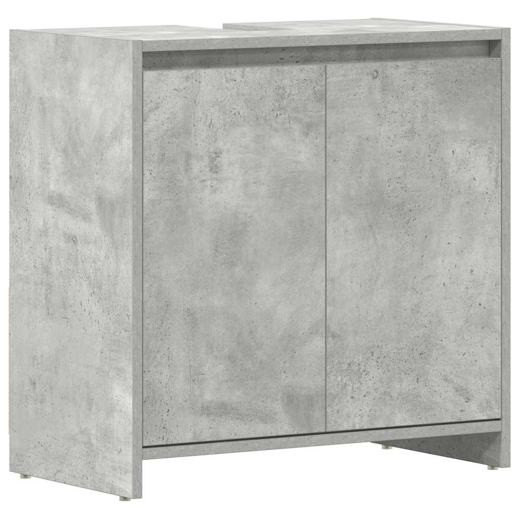 vidaXL Bathroom Cabinet Concrete Grey 60x33x60 cm Engineered Wood