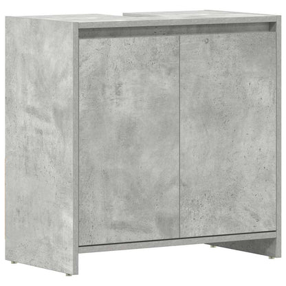 vidaXL Bathroom Cabinet Concrete Grey 60x33x60 cm Engineered Wood
