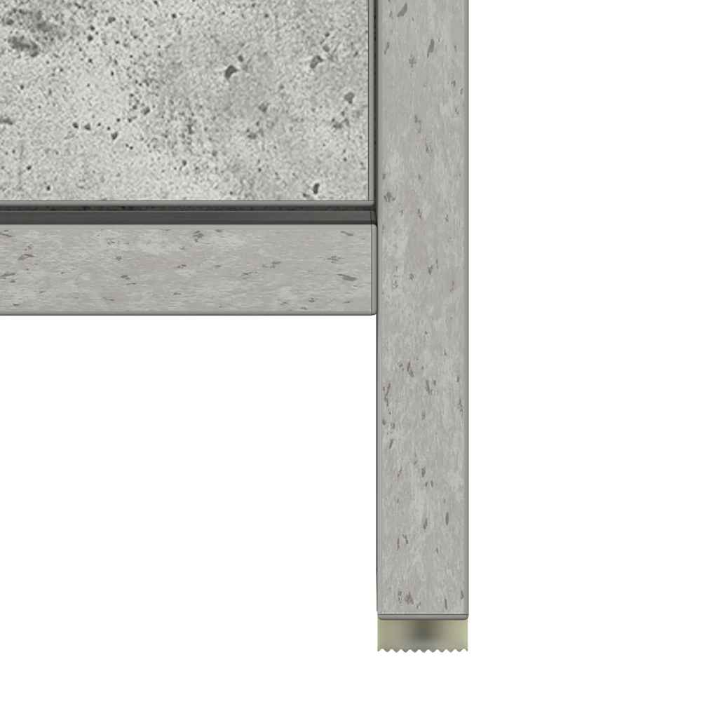 vidaXL Bathroom Cabinet Concrete Grey 60x33x60 cm Engineered Wood