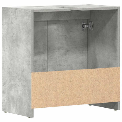 vidaXL Bathroom Cabinet Concrete Grey 60x33x60 cm Engineered Wood
