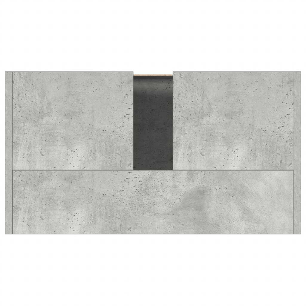 vidaXL Bathroom Cabinet Concrete Grey 60x33x61 cm Engineered Wood
