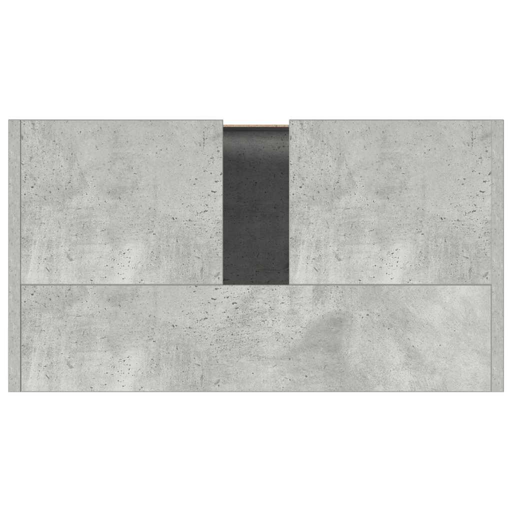 vidaXL Bathroom Cabinet Concrete Grey 60x33x60 cm Engineered Wood