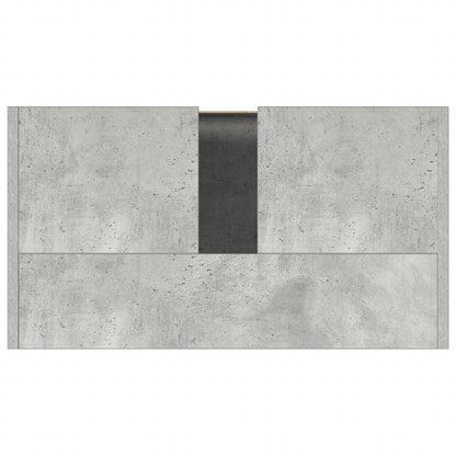 vidaXL Bathroom Cabinet Concrete Grey 60x33x61 cm Engineered Wood