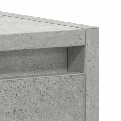 vidaXL Bathroom Cabinet Concrete Grey 60x33x60 cm Engineered Wood