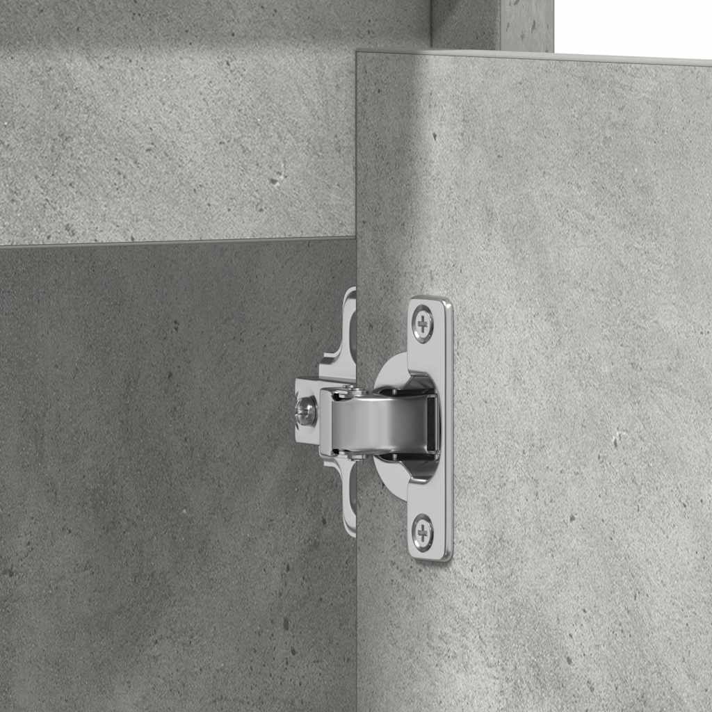 vidaXL Bathroom Cabinet Concrete Grey 60x33x60 cm Engineered Wood