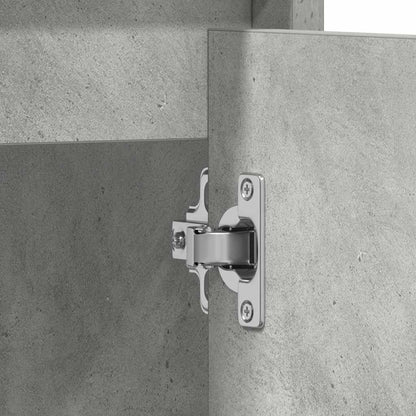vidaXL Bathroom Cabinet Concrete Grey 60x33x60 cm Engineered Wood