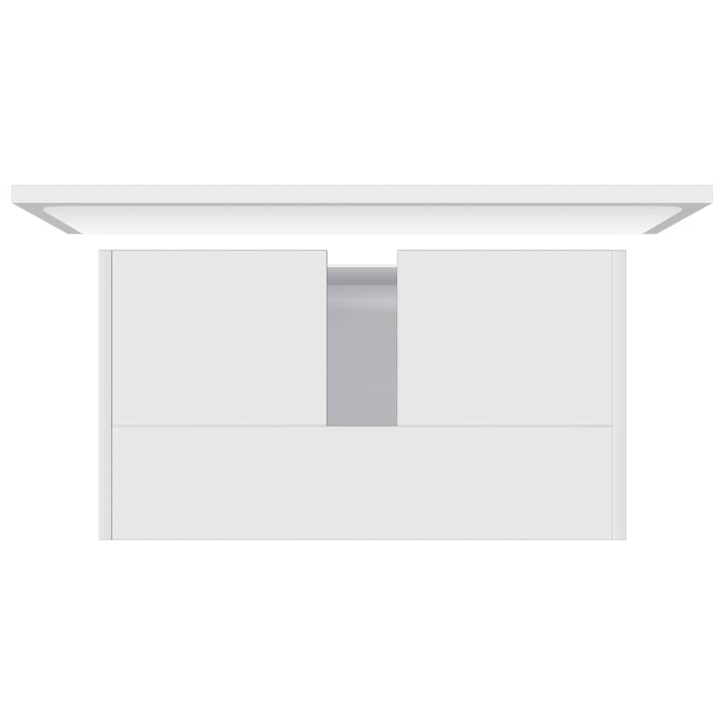 vidaXL Bathroom Furniture Set White Engineered Wood