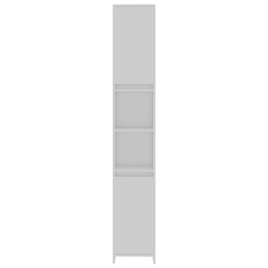 vidaXL Bathroom Cabinet White 30x30x183.5 cm Engineered Wood