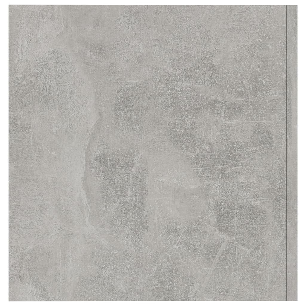 vidaXL Wall Mounted Cabinet Concrete Grey 80x39x40 cm Engineered Wood