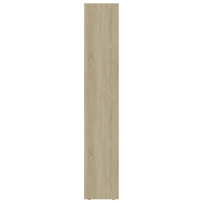 vidaXL Book Cabinet Sonoma Oak 36x30x171 cm Engineered Wood
