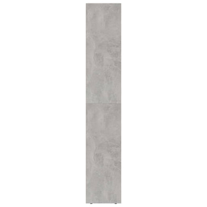 vidaXL Book Cabinet Concrete Grey 36x30x171 cm Engineered Wood