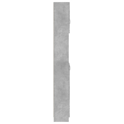 vidaXL Bathroom Cabinet | Concrete grey | Engineered wood | Tall