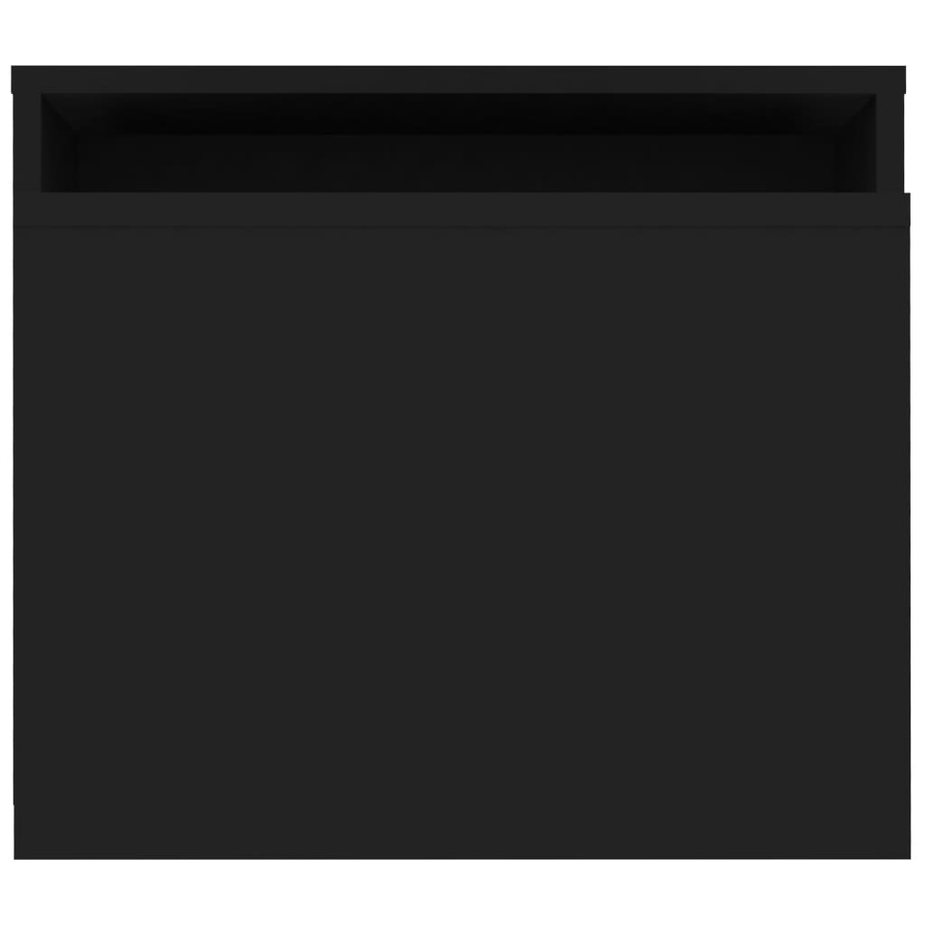 vidaXL Table | Black | Engineered wood | Medium |  Stackable  | Coffee Table
