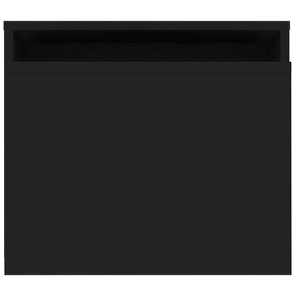 vidaXL Table | Black | Engineered wood | Medium |  Stackable  | Coffee Table