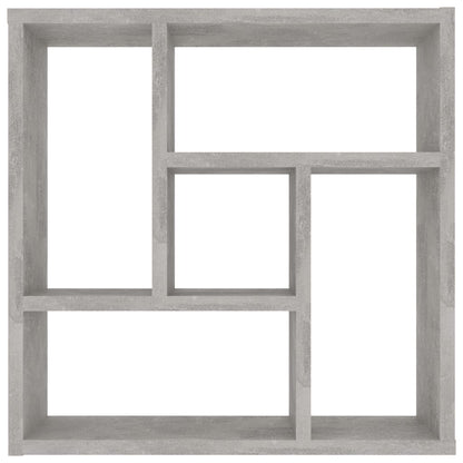 vidaXL Wall Shelf Concrete Grey 45.1x16x45.1 cm Engineered Wood