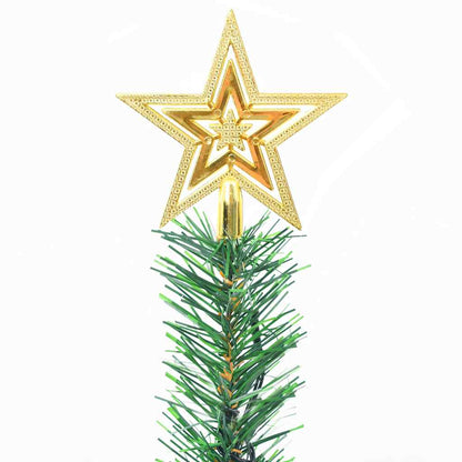 vidaXL Artificial Pre-lit Christmas Tree with Baubles Green 64 cm
