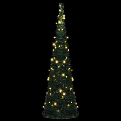 vidaXL Pop-up Christmas Tree | Green | PVC | 150 cm | Collapsible